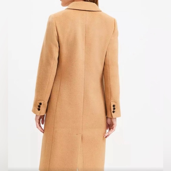 LOFT Women Double Breasted Tan Coat Jacket Size XXL - Picture 2 of 16